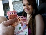 Curvy hot little Latina bombshell receives a fat sticky load of spunk
into her sweet mouth after getting banged by a stranger dude in
exchange for some quick cash.