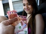 Curvy hot little Latina bombshell receives a fat sticky load of spunk
into her sweet mouth after getting banged by a stranger dude in
exchange for some quick cash.